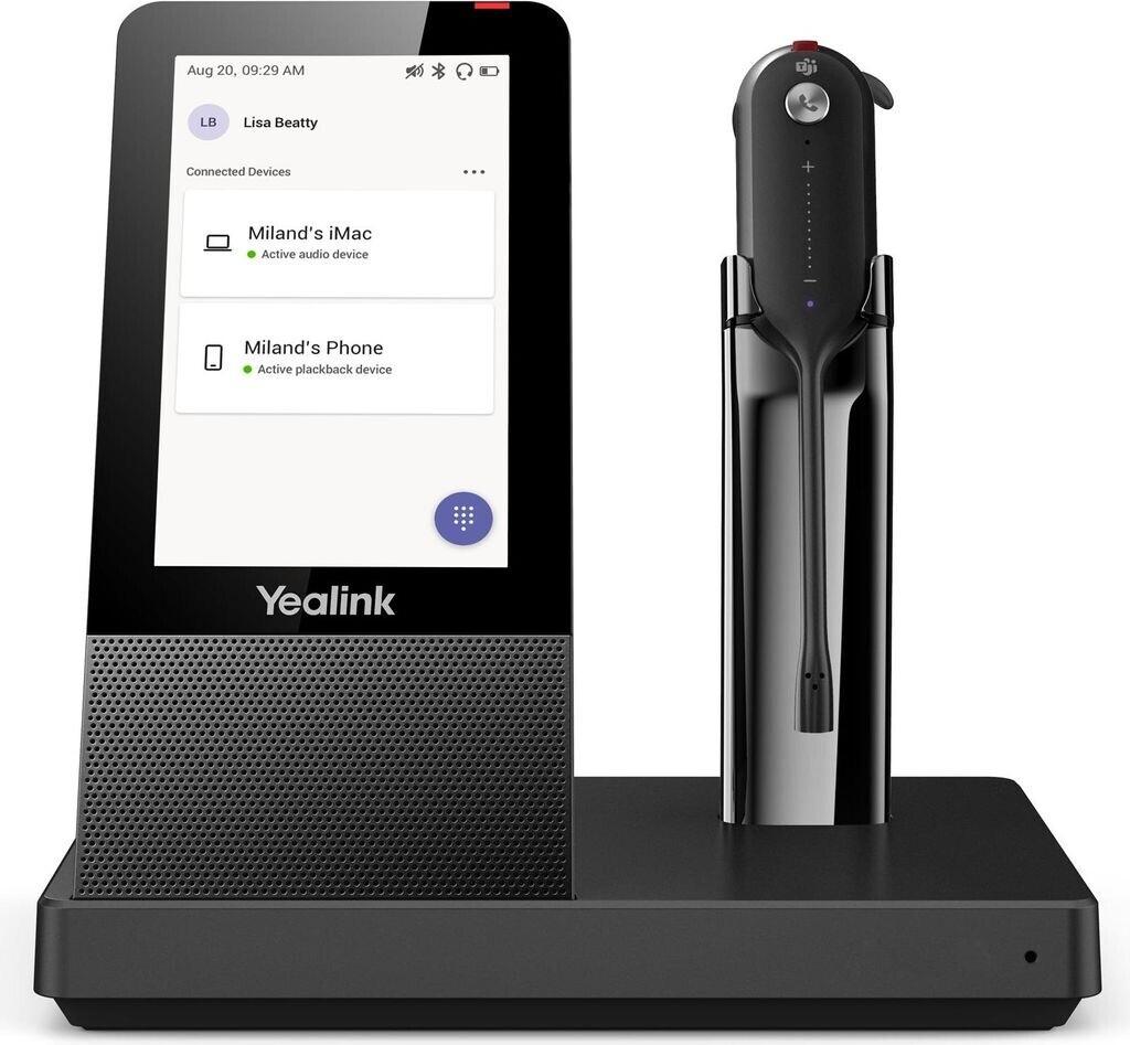 Yealink WH67 Teams Wireless DECT Headset 4' Touchscreen Mono Schwarz