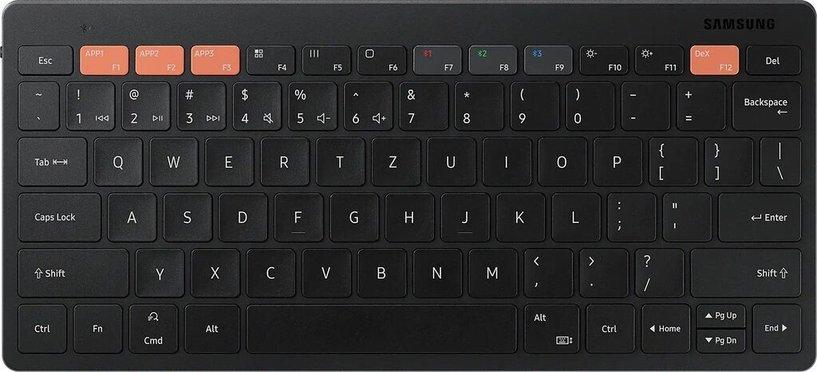 Samsung Smart Keyboard Trio 500 Schwarz – Bluetooth, 3 Geräte, kompakt