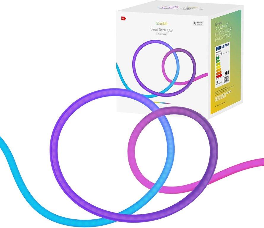 Hombli Smart Neon Tube 5m RGBIC LED Lichtschlauch WLAN App Steuerung
